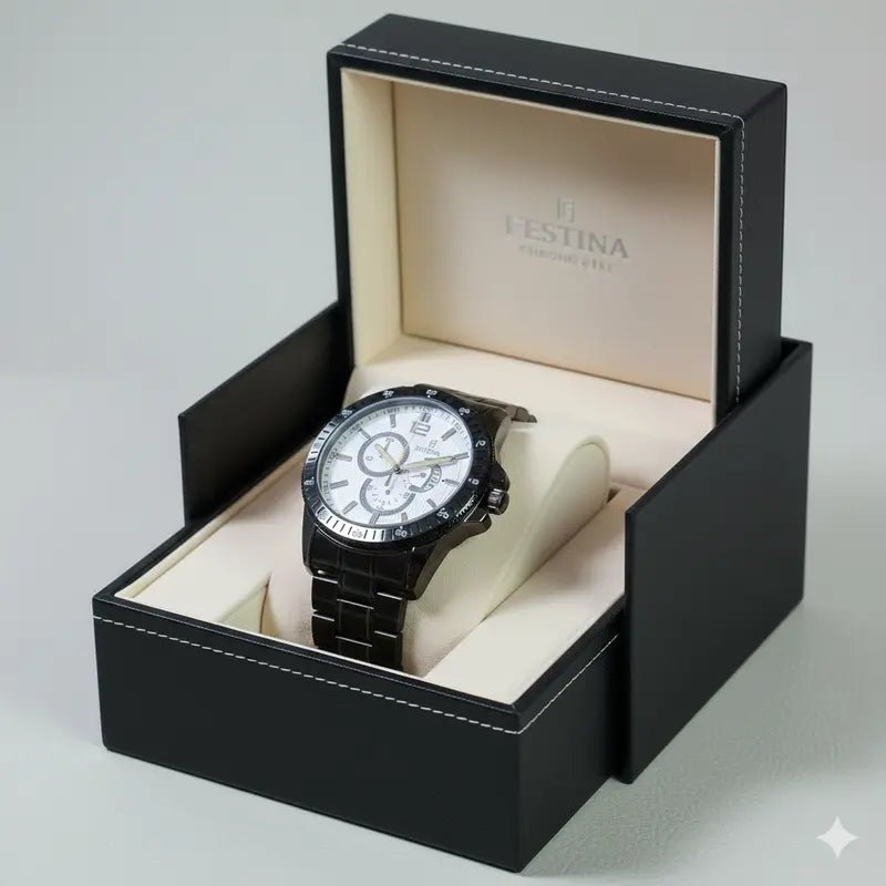 Montre Homme Festina Timeless– Élégance Sportive & Précision Suisse