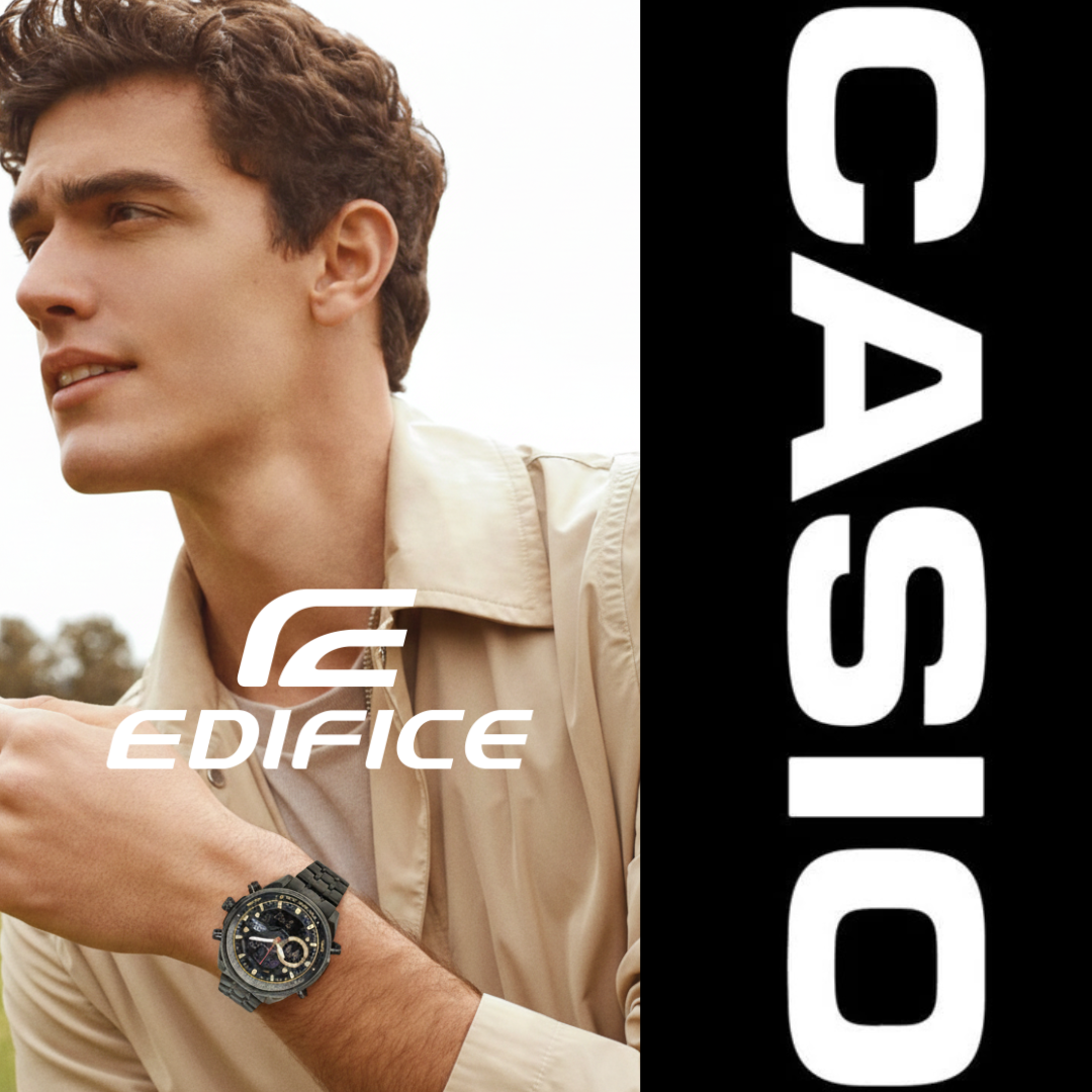 Montre CASIO EDIFICE Noire Élégante et Robuste