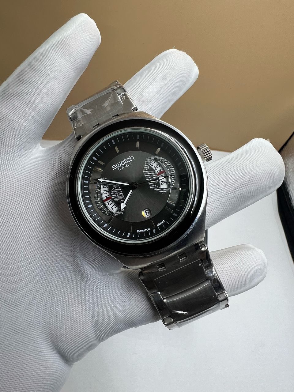 Swatch Modern Classic BLACK – Acier & Minimalisme