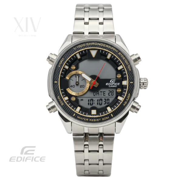 Montre CASIO EDIFICE Noire Élégante et Robuste