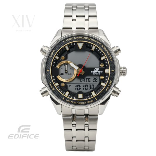 Montre CASIO EDIFICE Noire Élégante et Robuste