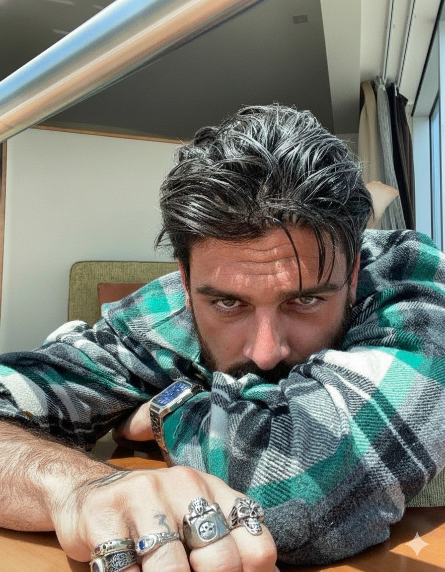 Montre Homme Casio  – Bracelet Acier Inoxydable Argent – Cadran Bleu Texturé