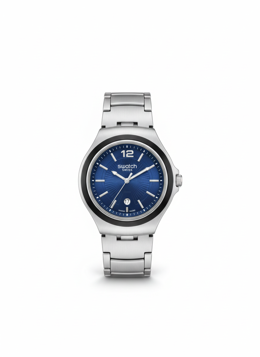 Swatch Modern Classic BLUE – Acier & Minimalisme