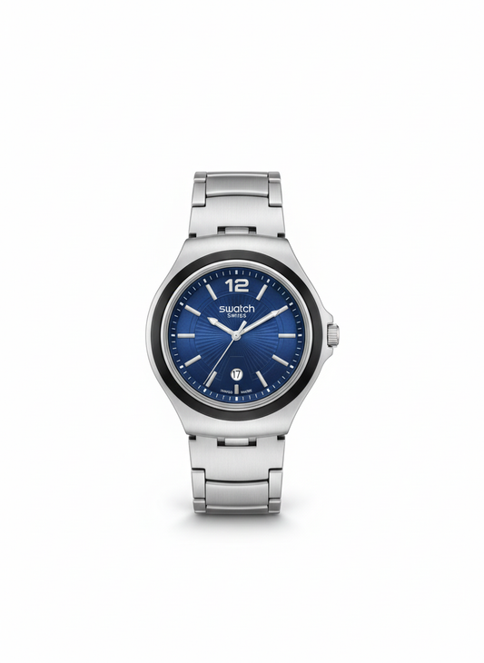 Swatch Modern Classic BLUE – Acier & Minimalisme