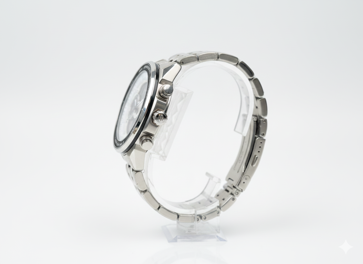 Montre CASIO EDIFICE Blanc Élégante et Robuste