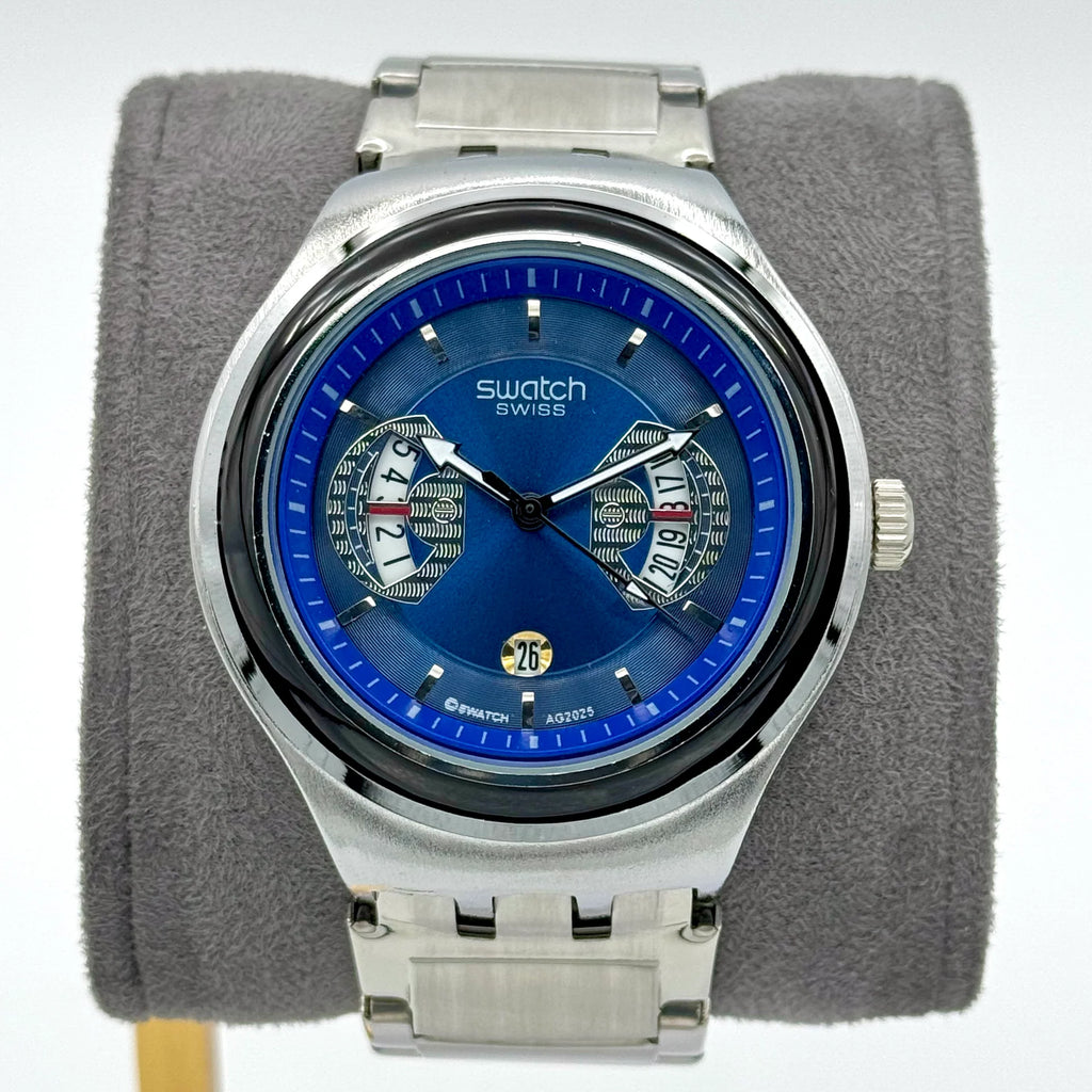 Montre Homme Swatch Irony Chrono Cadran blue - YVS488G
