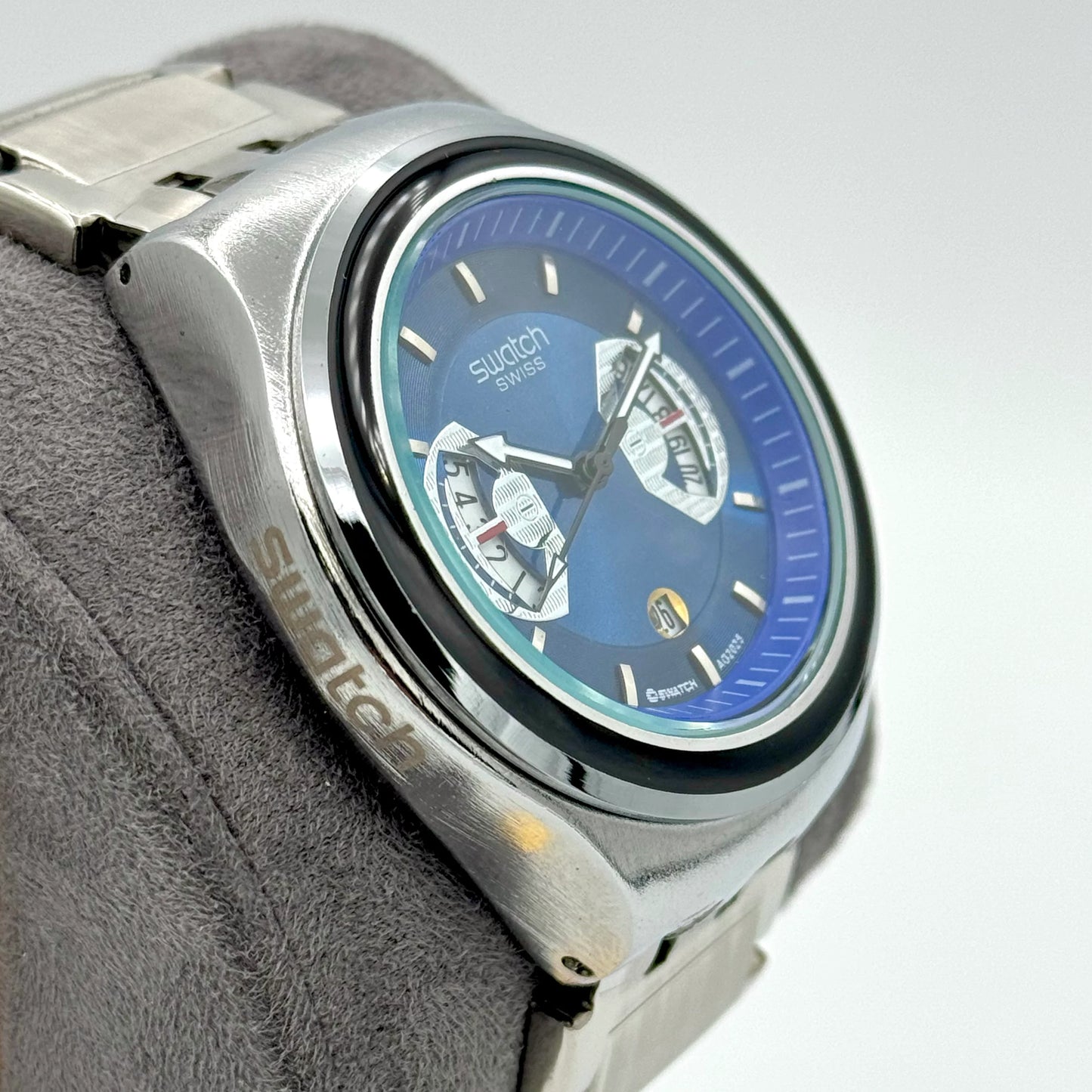 Montre Homme Swatch Irony Chrono Cadran blue - YVS488G