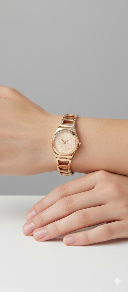Swatch Skin Classic Rose: Montre Fine Femme PVD Or Rose (Gold-Plated Skin Watch)